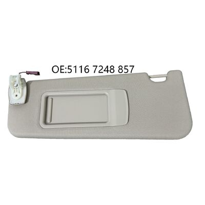 หน้าตาแดดซ้าย รูปเงาแดด W/ กระจก สําหรับ BMW F10 F18 2011-2016 5116 7248 857 สีเบจ